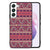 Samsung Galaxy S22 Back Case Aztec Paars
