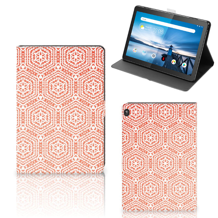 Lenovo Tablet M10 Tablet Hoes Pattern Orange