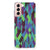 Samsung Galaxy S21 FE Shockproof Case Abstract Green Blue