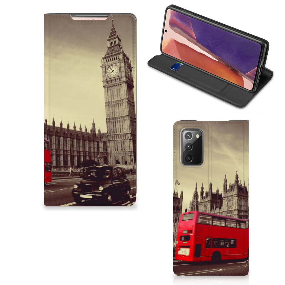 Samsung Galaxy Note20 Book Cover Londen - B2C Telecom