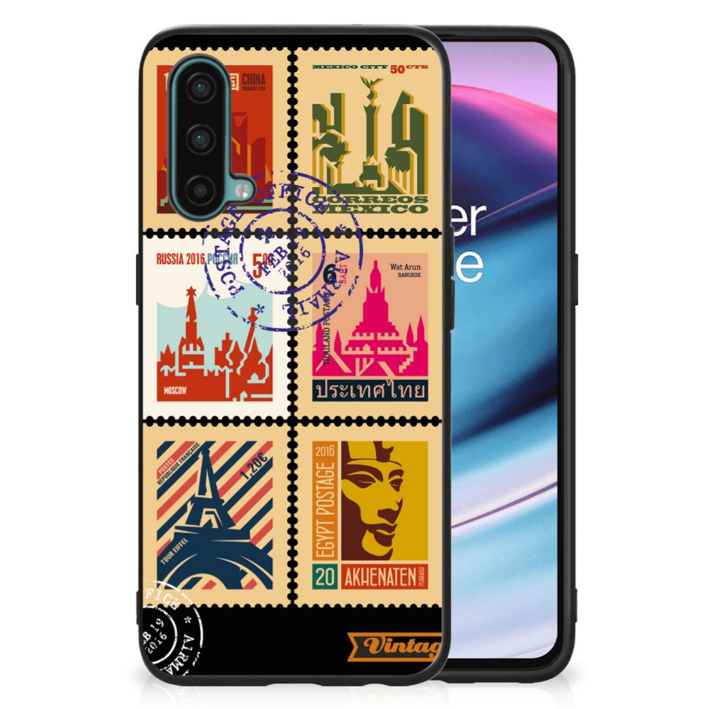 OnePlus Nord CE 5G TPU Backcover Postzegels