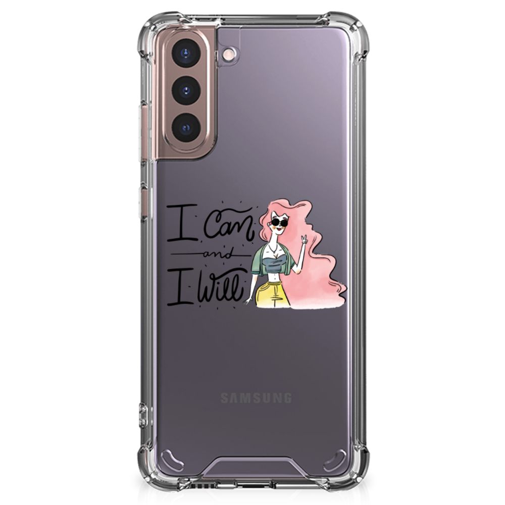 Samsung Galaxy S21 Plus Stevig Bumper Hoesje i Can B2C Telecom