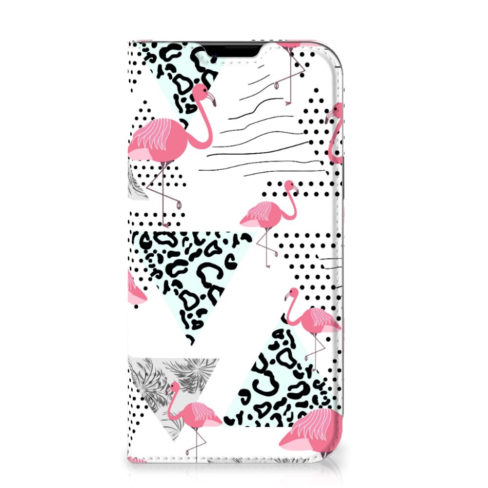iPhone 14 Plus Hoesje maken Flamingo Triangle