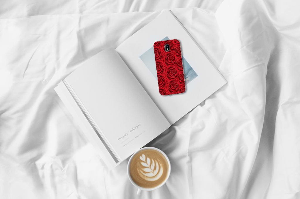 Samsung Galaxy J7 2017 | J7 Pro TPU Case Red Roses