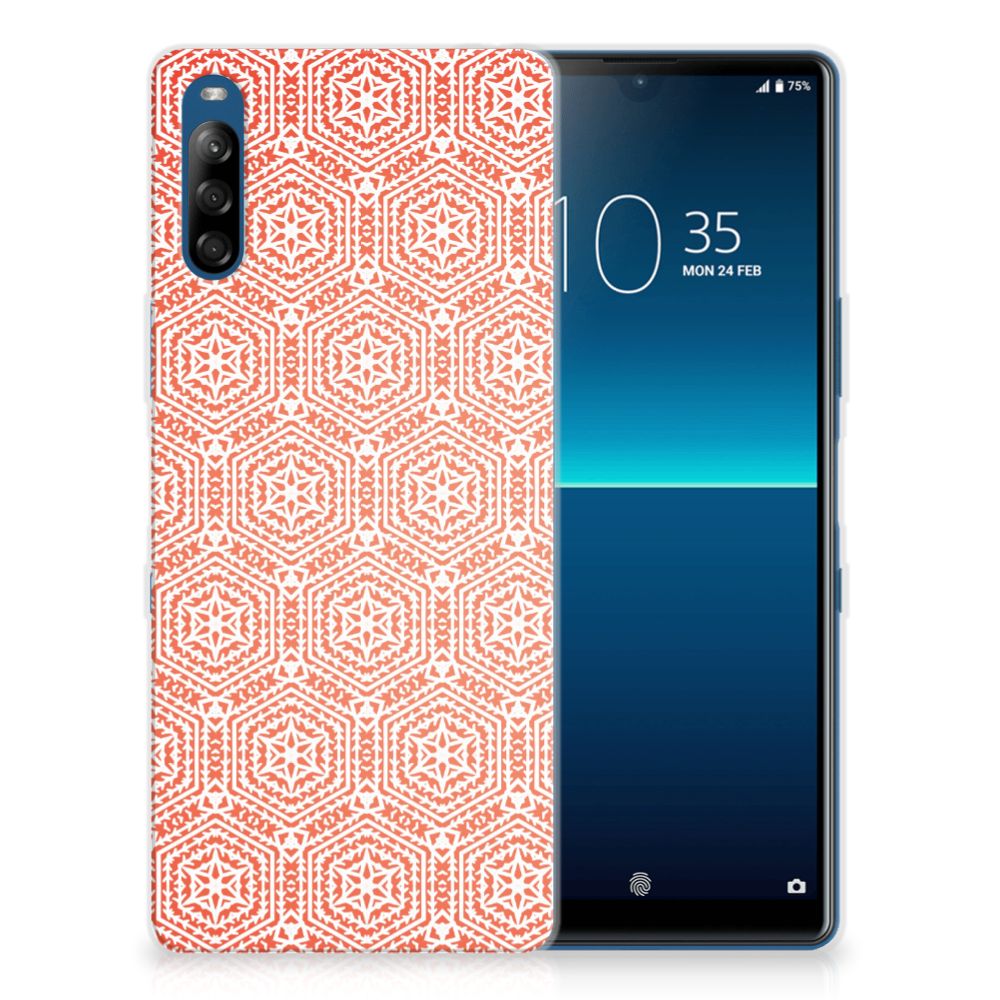 Sony Xperia L4 TPU bumper Pattern Orange