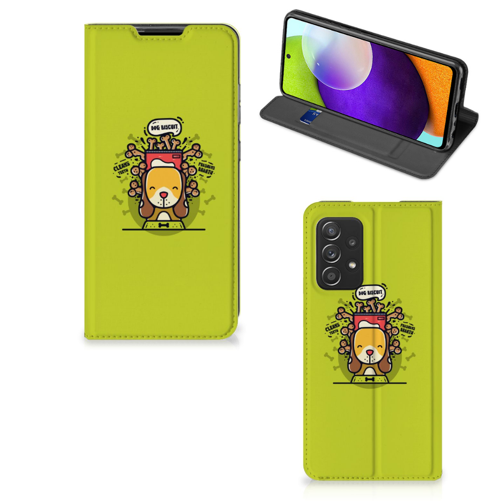 Samsung Galaxy A52 Magnet Case Doggy Biscuit - B2C Telecom