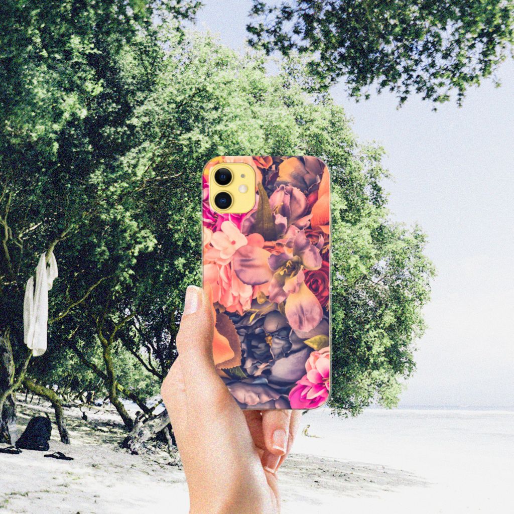 Apple iPhone 11 TPU Case Bosje Bloemen