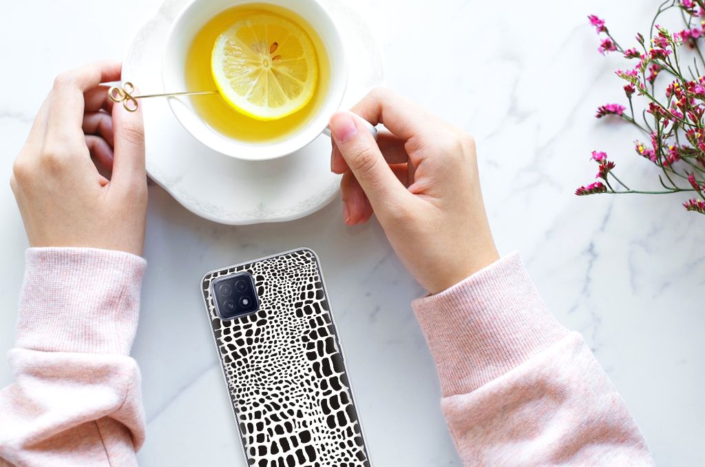 OPPO A53 5G | OPPO A73 5G TPU Hoesje Slangenprint B2C Telecom