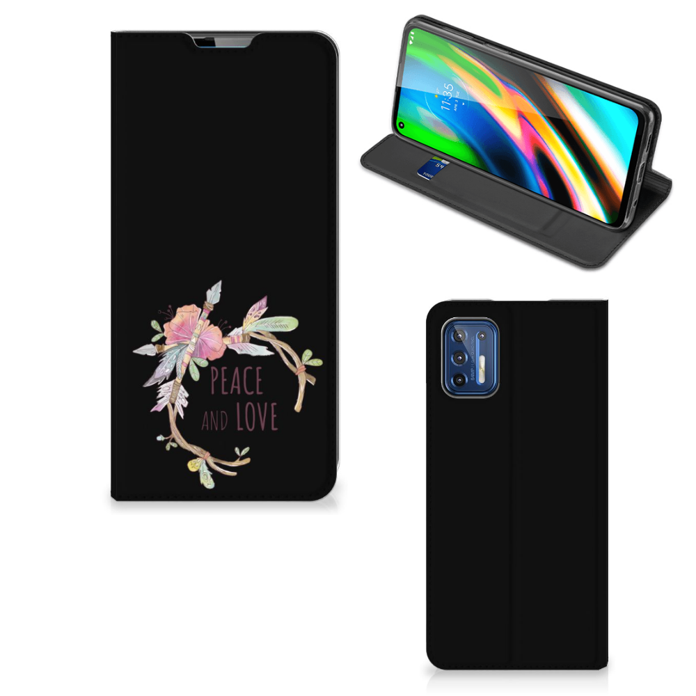 Motorola Moto G9 Plus Magnet Case Boho Text - B2C Telecom