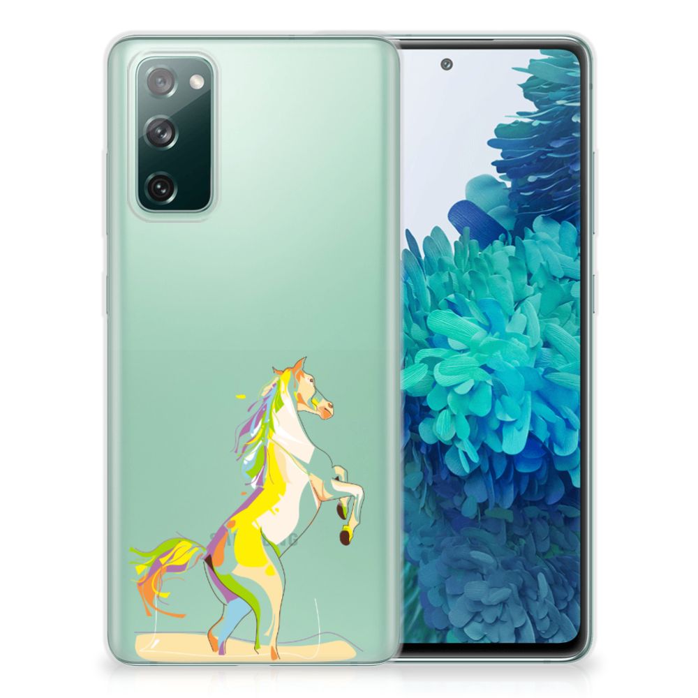 Samsung Galaxy S20 FE Telefoonhoesje met Naam Horse Color B2C Telecom