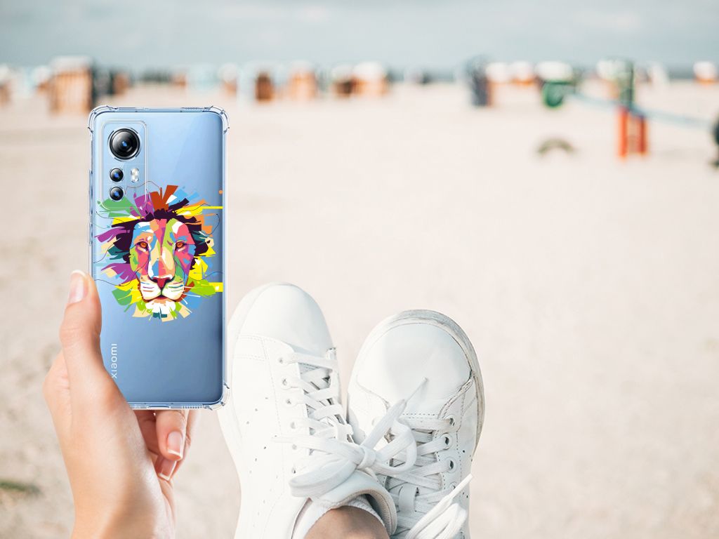 Xiaomi 12 Lite Stevig Bumper Hoesje Lion Color B2C Telecom