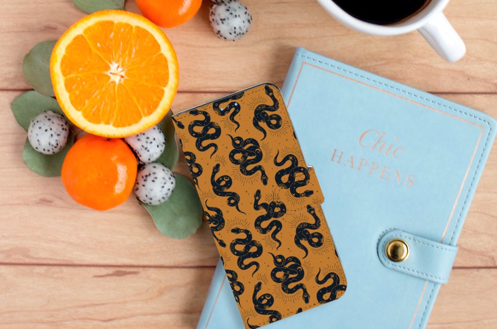 Telefoonhoesje met Pasjes voor OPPO Reno8 Pro Snakes