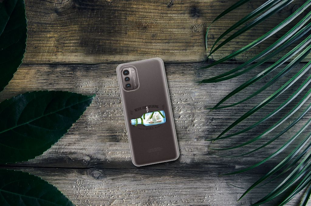 Nokia G21 | G11 Telefoonhoesje met Naam Boho Bottle B2C Telecom