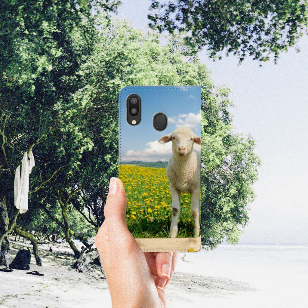 Samsung Galaxy M20 Hoesje maken Schaap en Lammetje