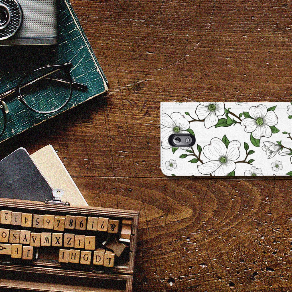 Nokia 3.1 (2018) Smart Cover Dogwood Flowers