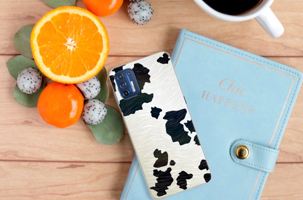 Motorola Moto G9 Plus TPU Hoesje Koeienvlekken B2C Telecom
