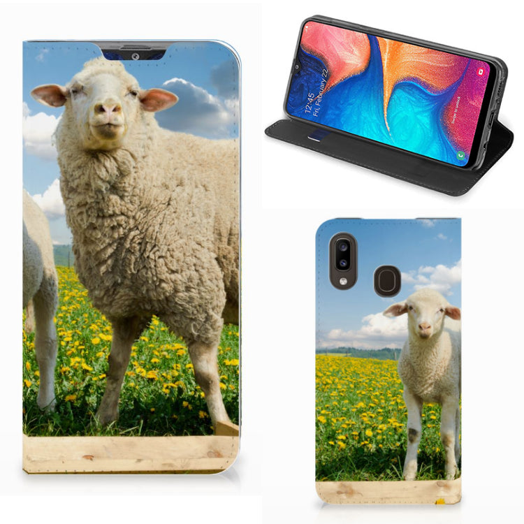 Samsung Galaxy A30 Hoesje maken Schaap en Lammetje