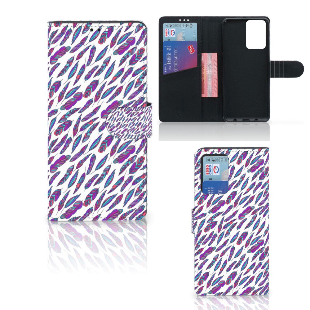 Xiaomi Redmi Note 10 Pro Telefoon Hoesje Feathers Color