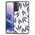Samsung Galaxy S21 Plus Bloemen Hoesje Leaves Blue B2C Telecom