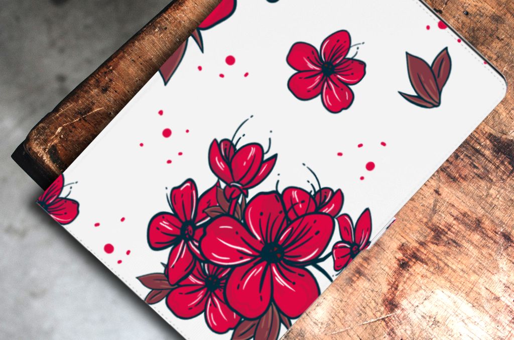 Samsung Galaxy Tab S7 FE | S7+ | S8+ Tablet Cover Blossom Red
