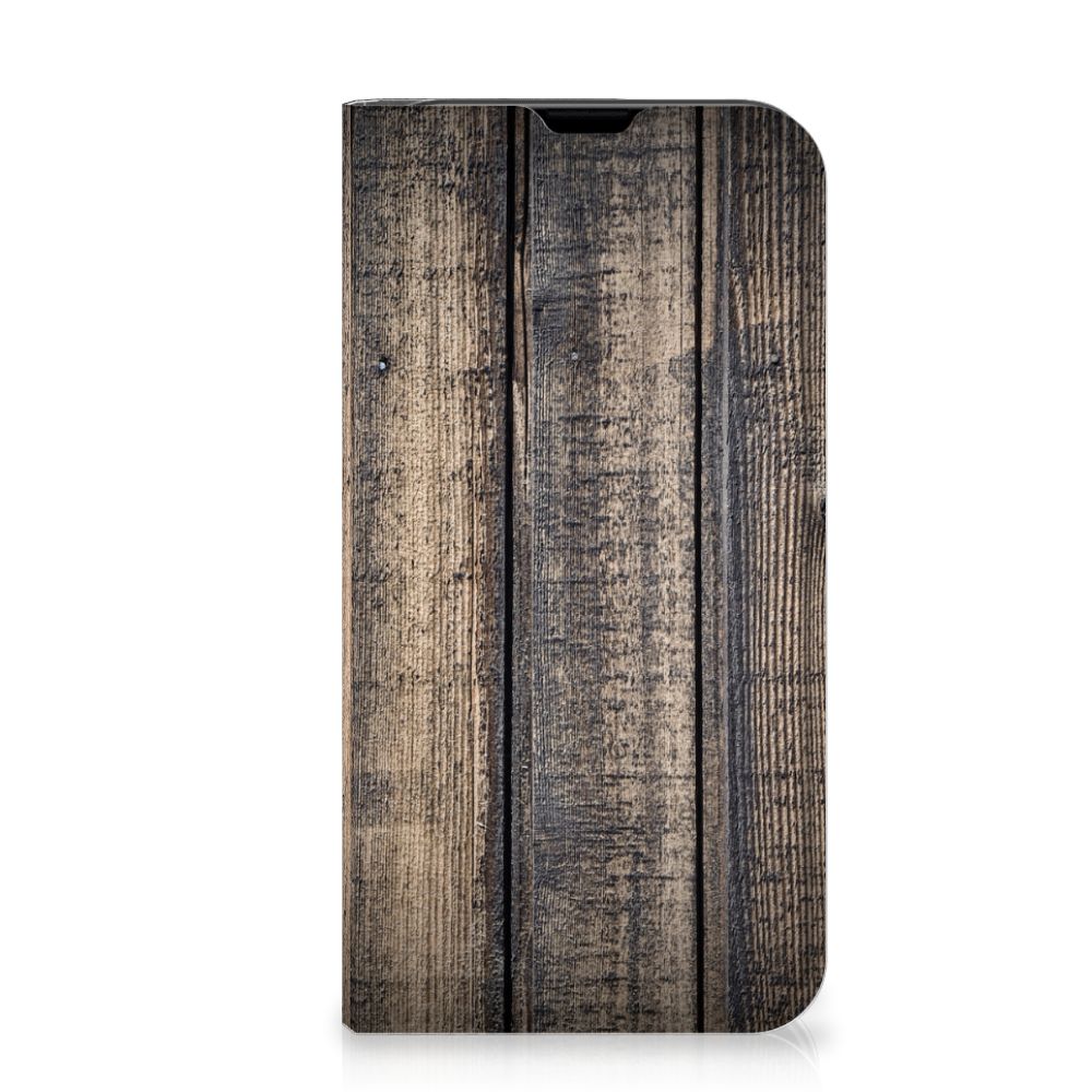 iPhone 13 Mini Book Wallet Case Steigerhout - B2C Telecom