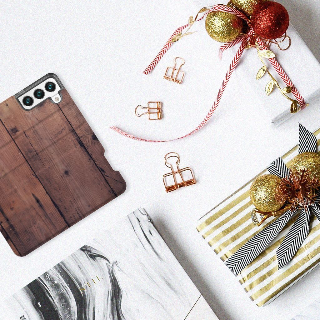 Samsung Galaxy S22 Book Wallet Case Old Wood - B2C Telecom