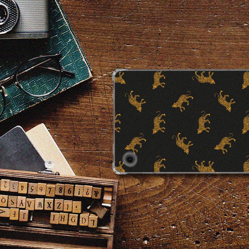 Back Case voor Samsung Galaxy Tab A9 Leopards
