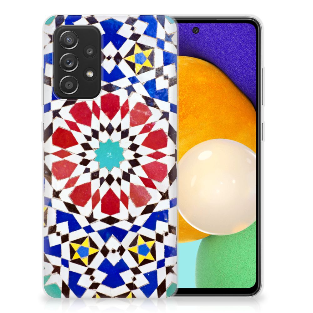 Samsung Galaxy A52 (5G/4G) TPU Siliconen Hoesje Mozaïek B2C Telecom
