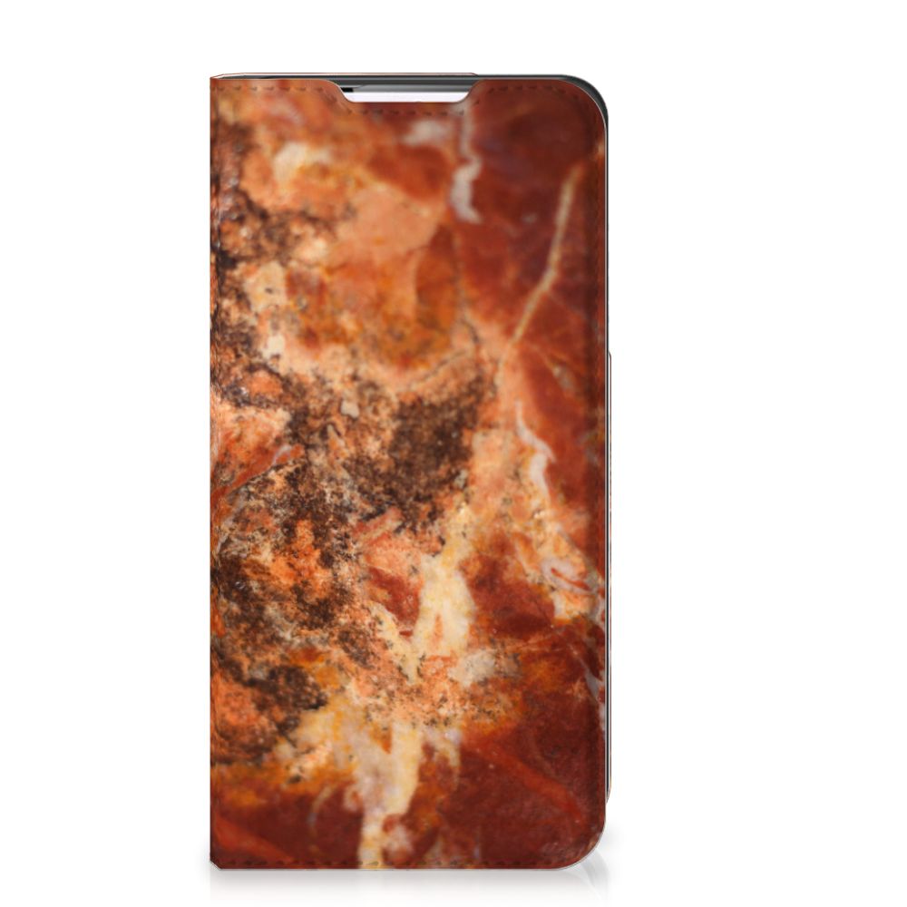 Samsung Galaxy S22 Standcase Marmer Bruin - B2C Telecom