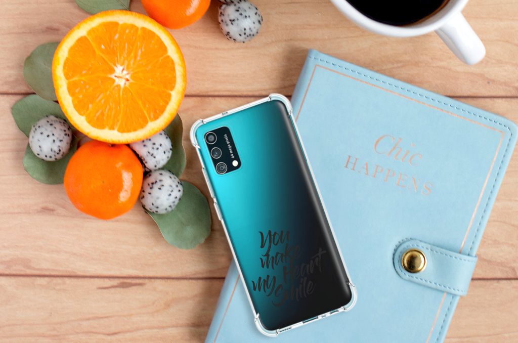 Samsung Galaxy M02s | A02s Telefoonhoesje met tekst Heart Smile B2C Telecom