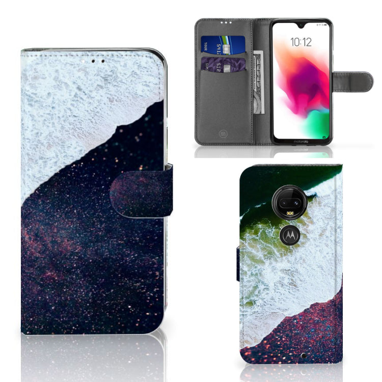Motorola Moto G7 | G7 Plus Book Case Sea in Space