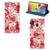 Mobiel BookCase Samsung Galaxy M20 Angel Skull Rood