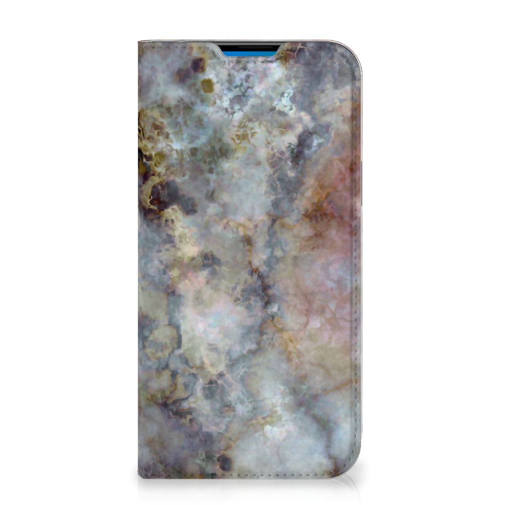 iPhone 14 Pro Max Standcase Marmer Grijs - B2C Telecom