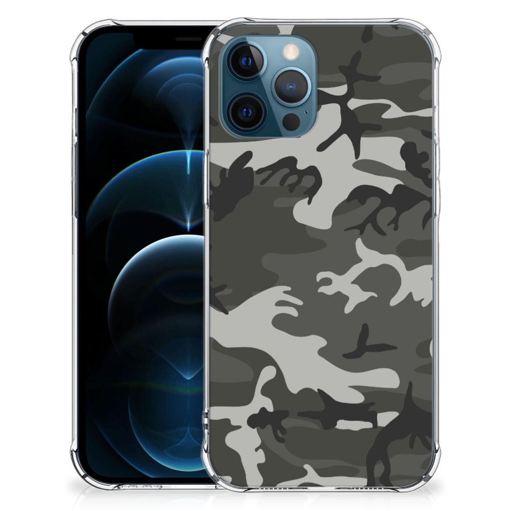 iPhone 12 | 12 Pro Doorzichtige Silicone Hoesje Army Light B2C Telecom