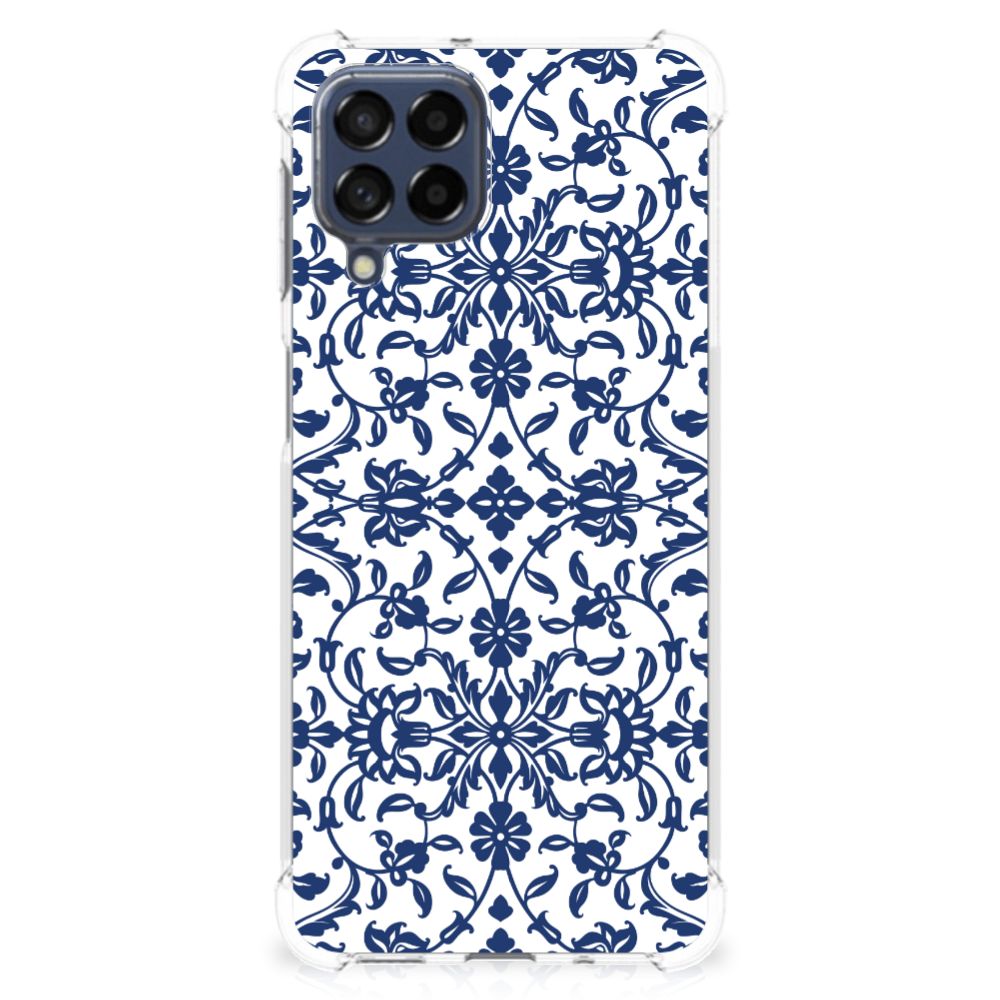 Samsung Galaxy M53 Case Flower Blue B2C Telecom