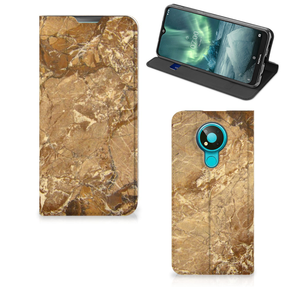 Nokia 3.4 Standcase Marmer Creme - B2C Telecom