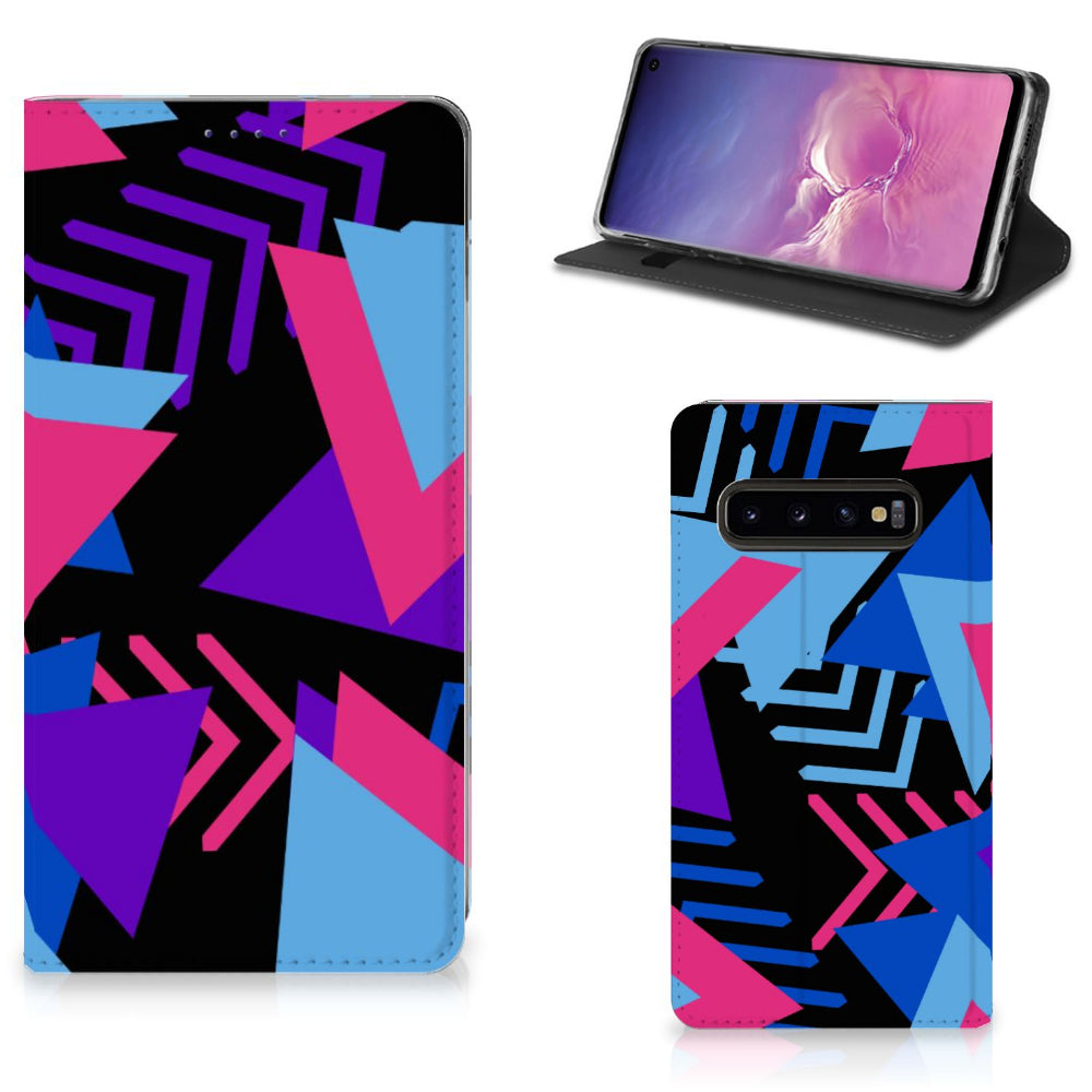 Samsung Galaxy S10 Stand Case Funky Triangle