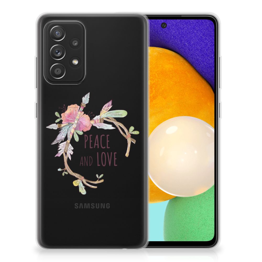 Samsung Galaxy A52 (5G/4G) Telefoonhoesje met Naam Boho Text B2C Telecom