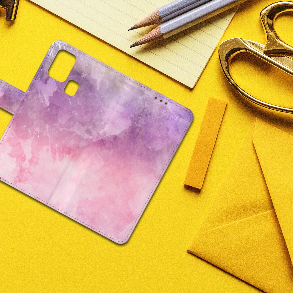 Hoesje Samsung Galaxy M31 Pink Purple Paint