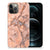 iPhone 12 Pro Max TPU Siliconen Hoesje Marmer Oranje B2C Telecom