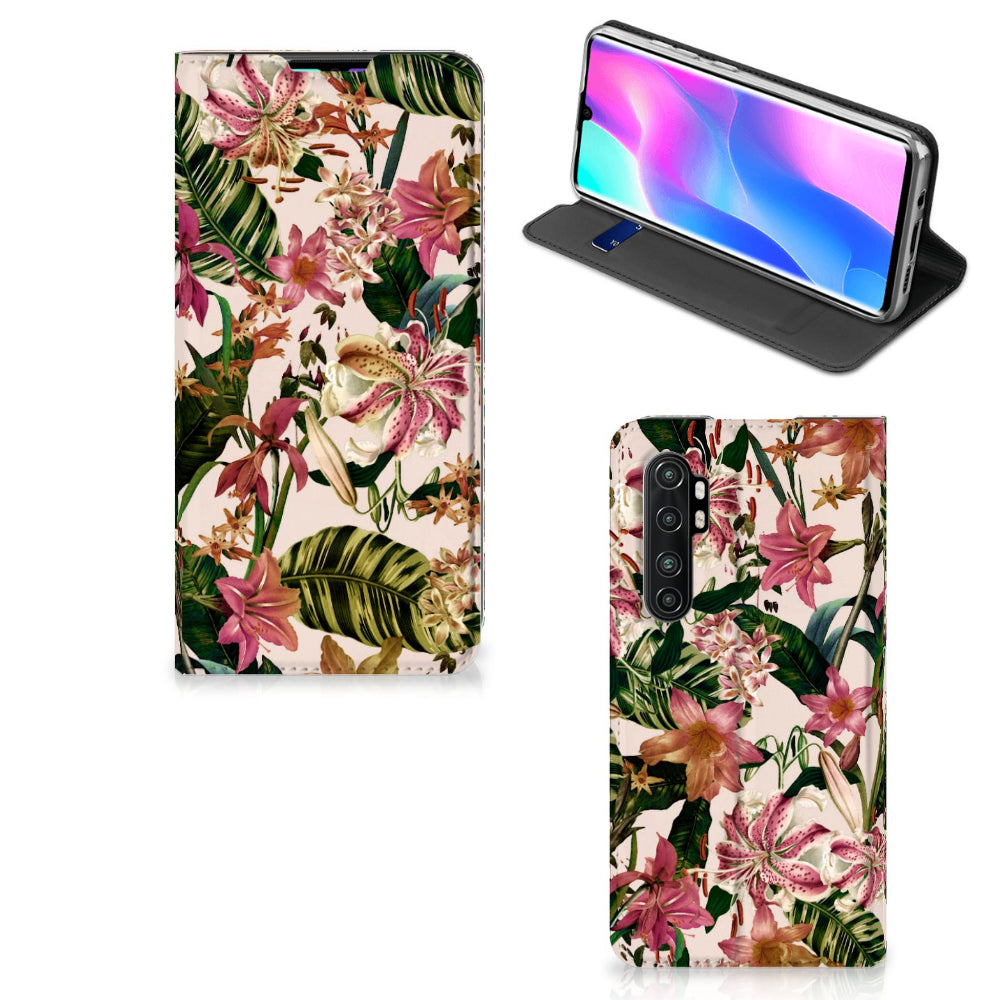 Xiaomi Mi Note 10 Lite Smart Cover Flowers