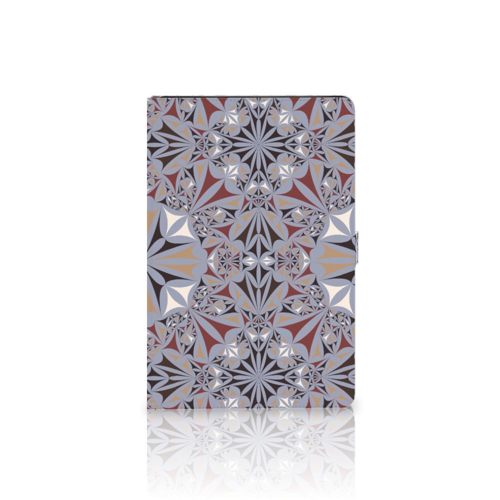 Samsung Galaxy Tab S7 FE | S7+ | S8+ Leuk Tablet hoesje Flower Tiles