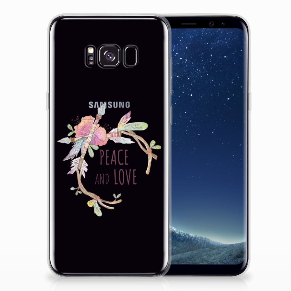 Samsung Galaxy S8 Plus Telefoonhoesje met Naam Boho Text