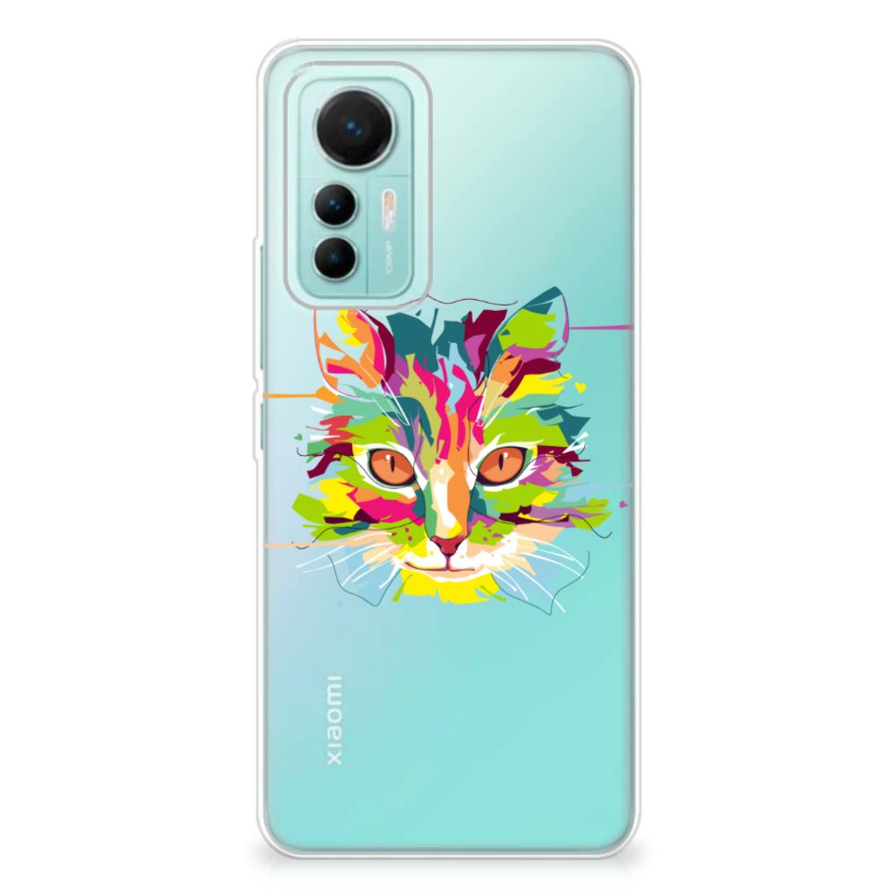 Xiaomi 12 Lite Telefoonhoesje met Naam Cat Color B2C Telecom