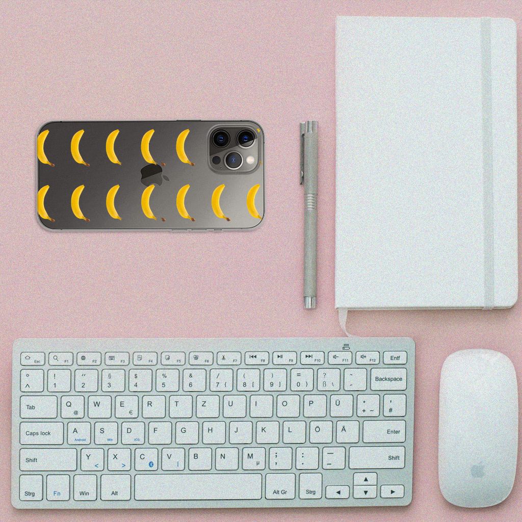 iPhone 12 Pro Max Siliconen Case Banana B2C Telecom