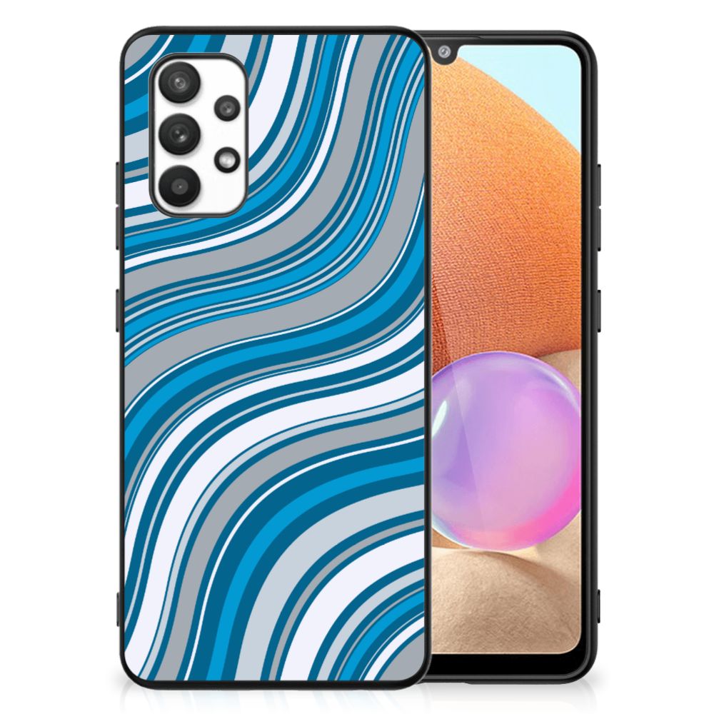 Samsung Galaxy A32 4G | A32 5G Enterprise Editie Back Case Waves Blue B2C Telecom