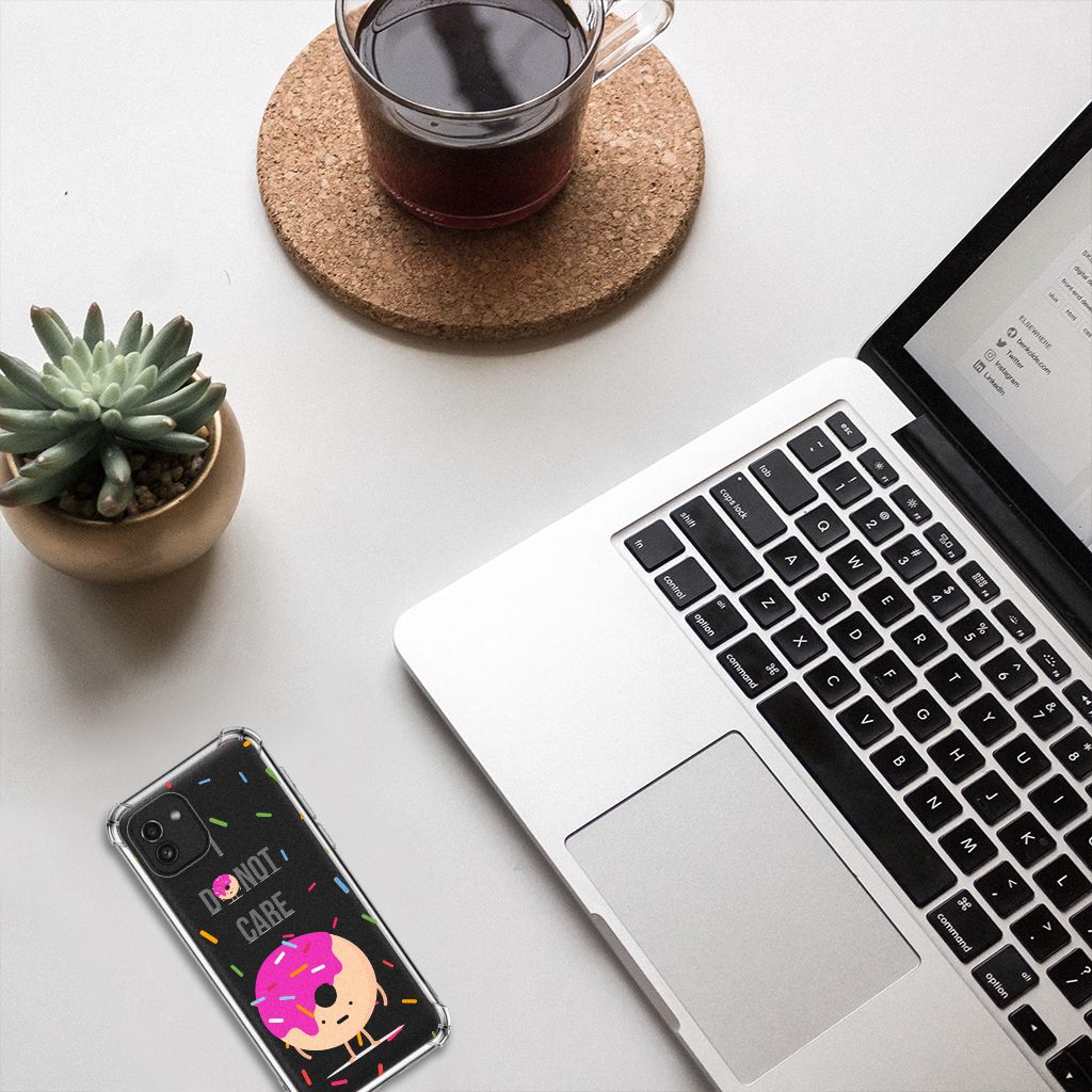 Samsung Galaxy A03 Beschermhoes Donut Roze B2C Telecom