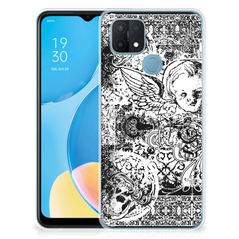 Silicone Back Case OPPO A15 Skulls Angel B2C Telecom
