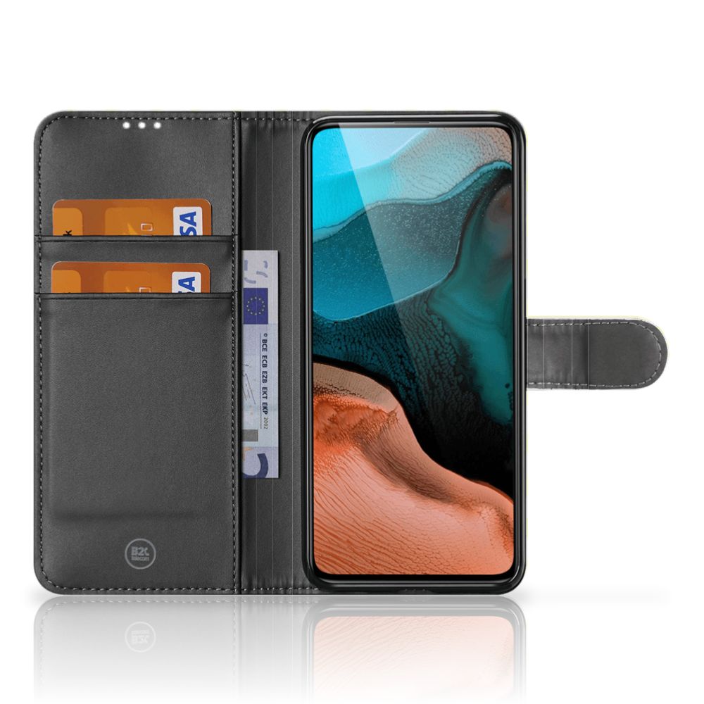 Xiaomi Poco F2 Pro Telefoon Hoesje Waves Yellow