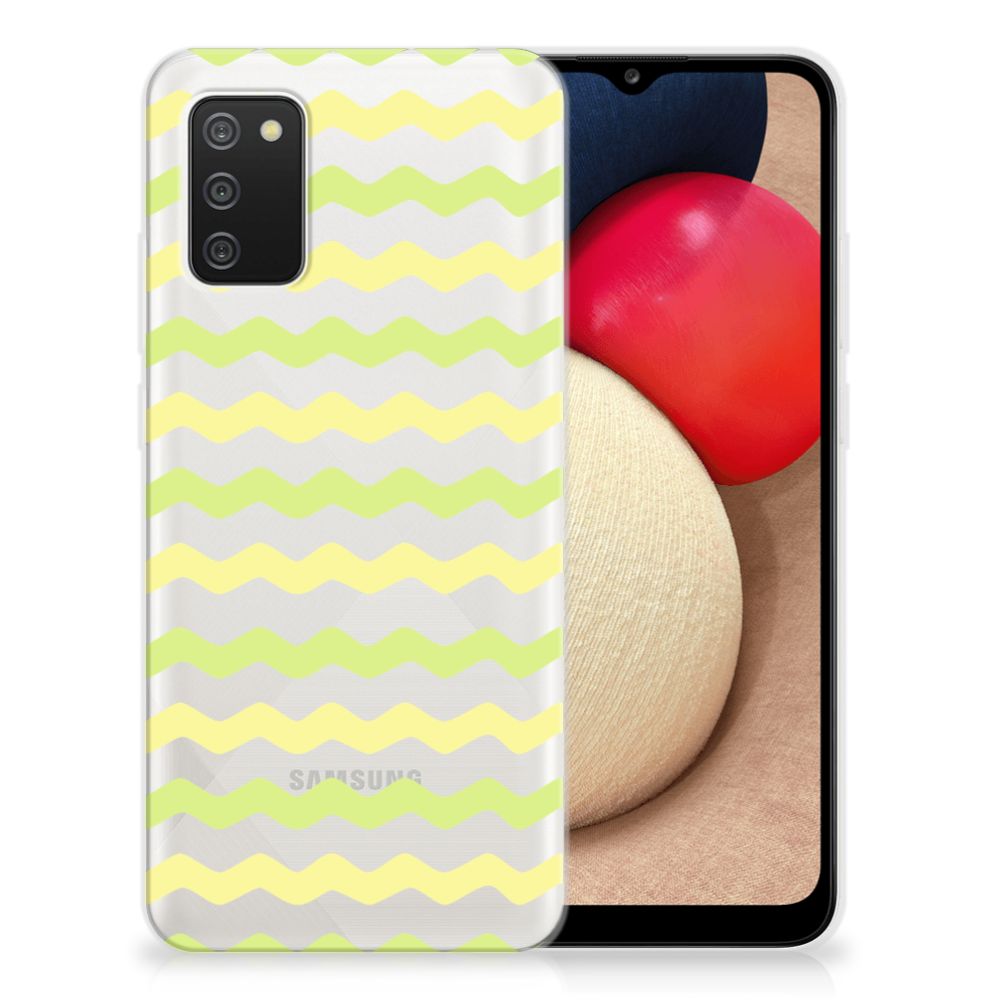 Samsung Galaxy A02s TPU bumper Waves Yellow B2C Telecom